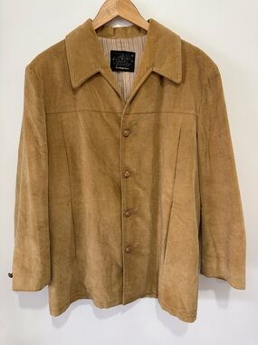 Vintage 1960’s Brad Whitney Carmel By The Sea Corduroy Men’s Camel Blazer